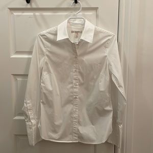 Banana Republic White Button Down Shirt